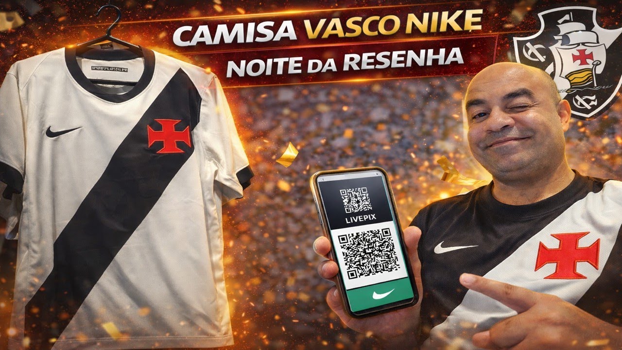 É HOJE!!! CAMISA DO VASCO PELO LIVEPIX!!! QUEM VAI TER ESSE PRESENTAÇO!!! LIVE NIGHT!!!