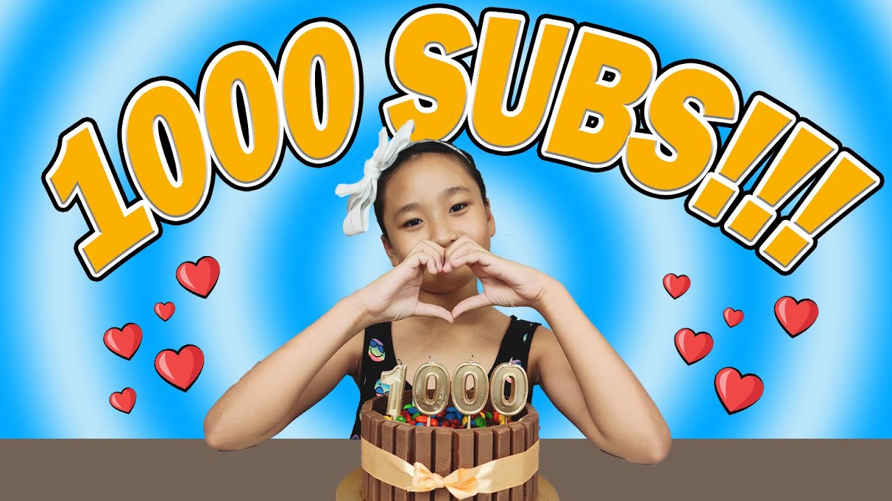 1000 Subscribers Celebration! Thank You SOOO Much For the Support!