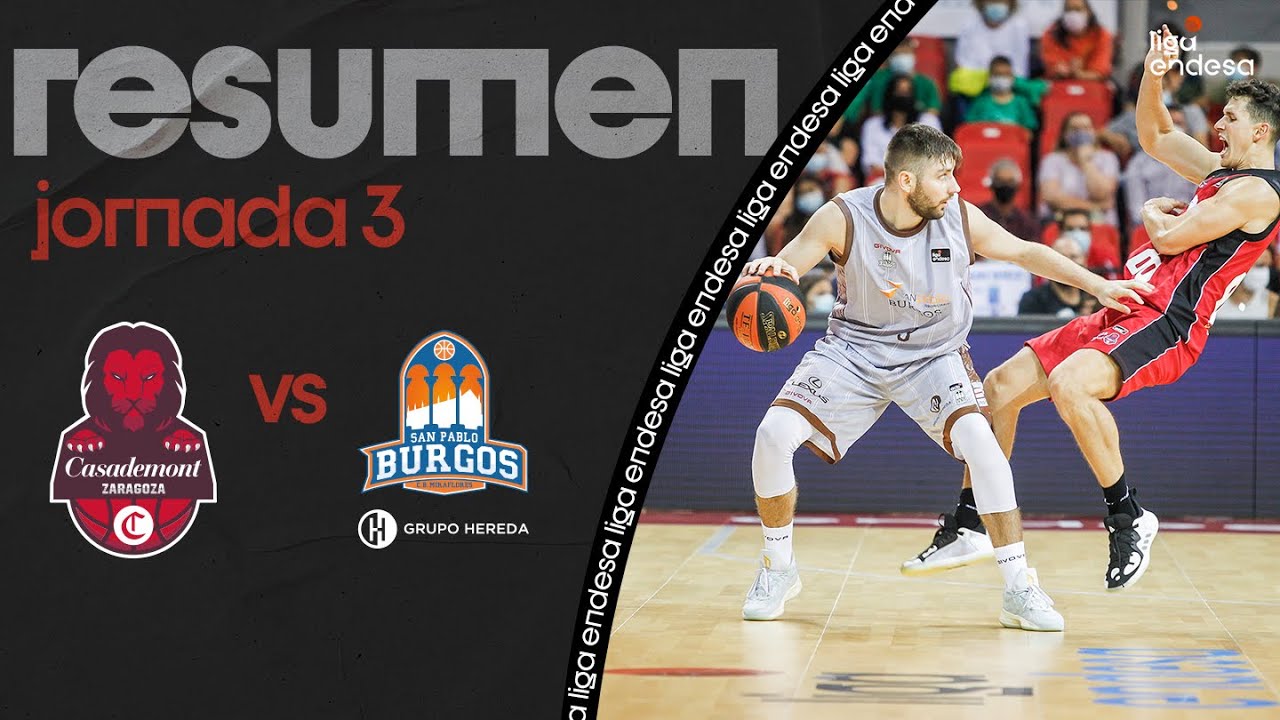 Casademont Zaragoza - Hereda San Pablo Burgos (54-75) RESUMEN | Liga Endesa 2021-22