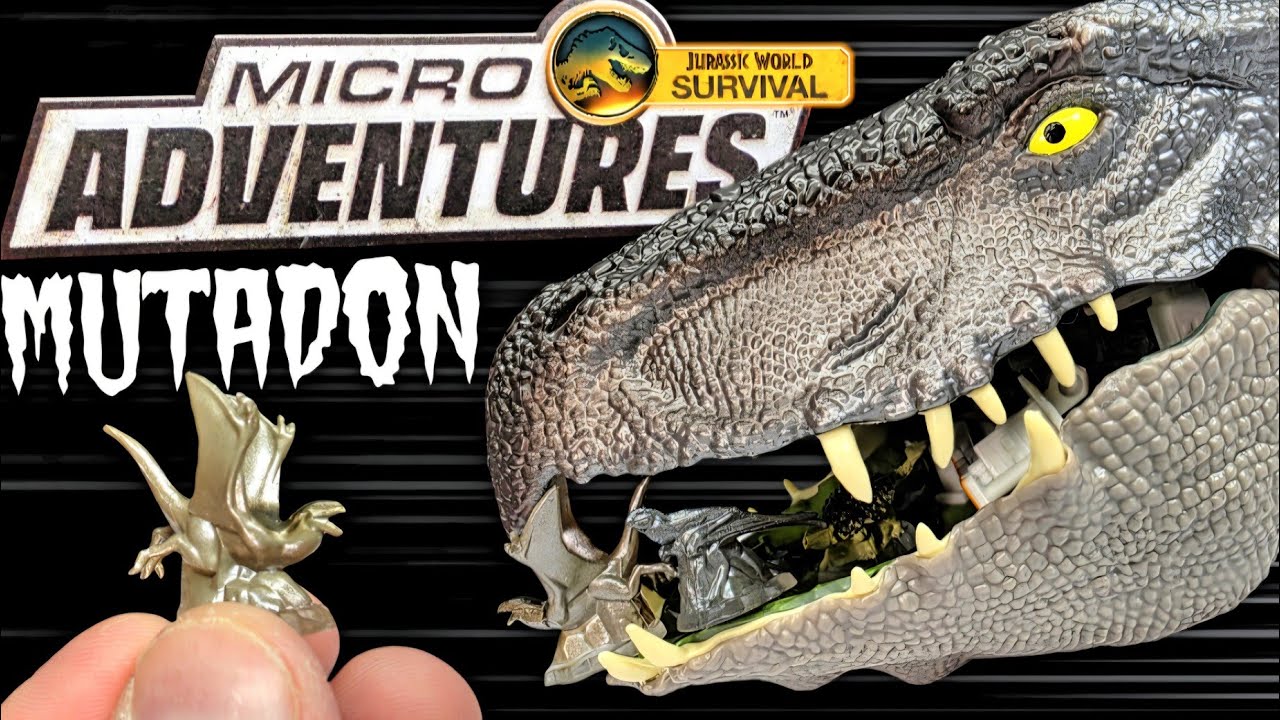 МИКРОМУТАДОНА! Обзор набора Mattel Jurassic World Survival Micro Adventures MUTADON!!!