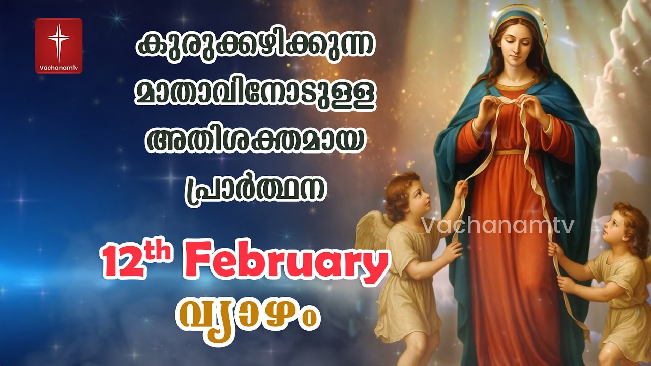🔴 LIVE - 12 Feb | കുരുക്കഴിക്കുന്ന മാതാവിന്റെ അതിശക്തമായ പ്രാർത്ഥന 33 തവണ 33 ദിവസം ചൊല്ലുക #live