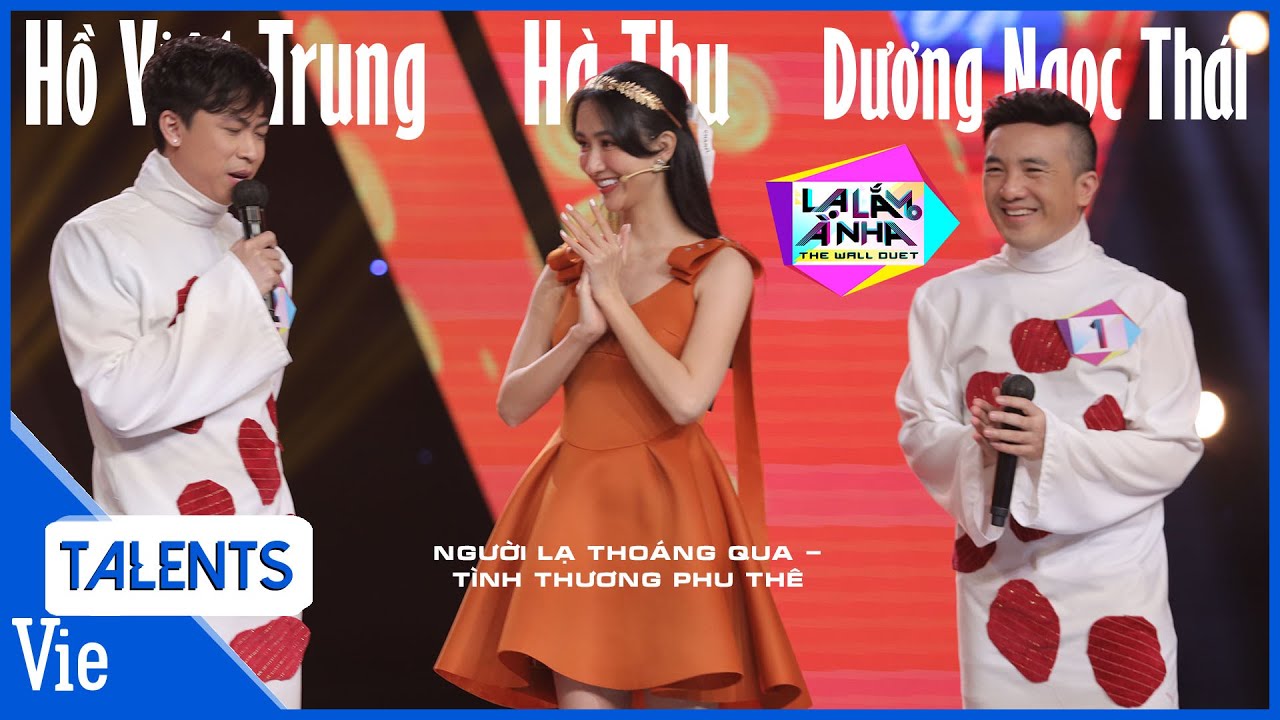 Hà Thu đoán chính xác Hồ Việt Trung & Dương Ngọc Thái sau bức tường, thể hiện mashup cực hay