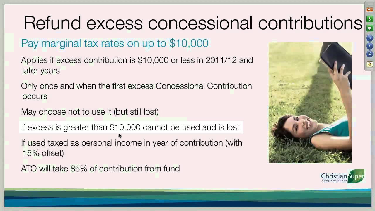 17 Refund excess concessional contributions