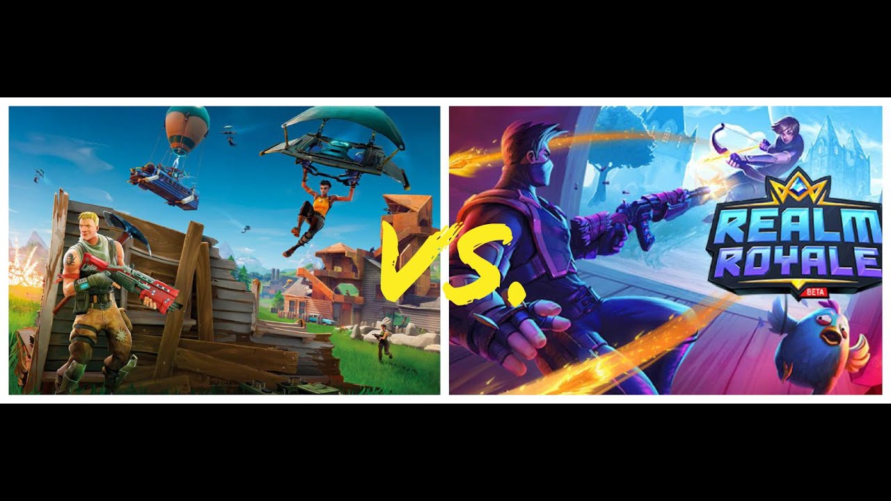 is Realm Royale a copy of fortnite? (Fortnite vs. Realm Royale!)