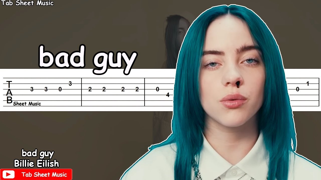 Billie Eilish - bad guy Guitar Tutorial