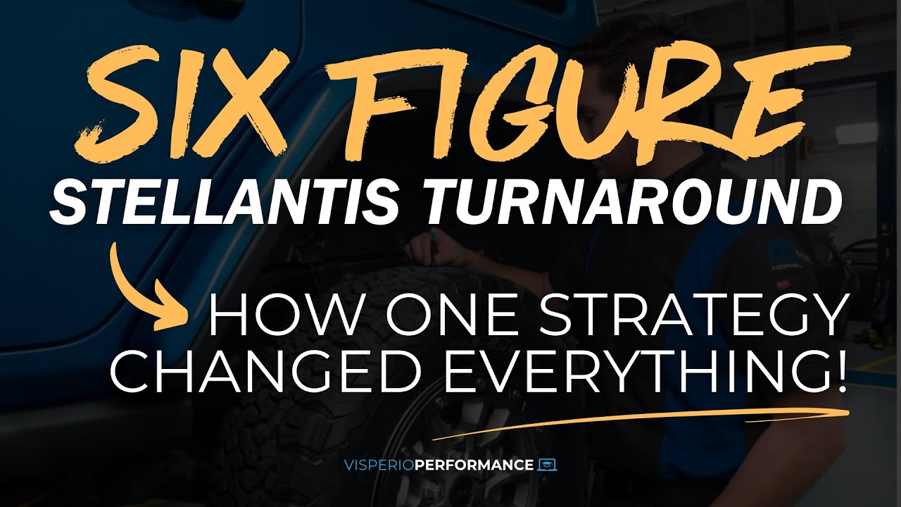The Six-Figure Stellantis Turnaround: How One Strategy Changed Everything