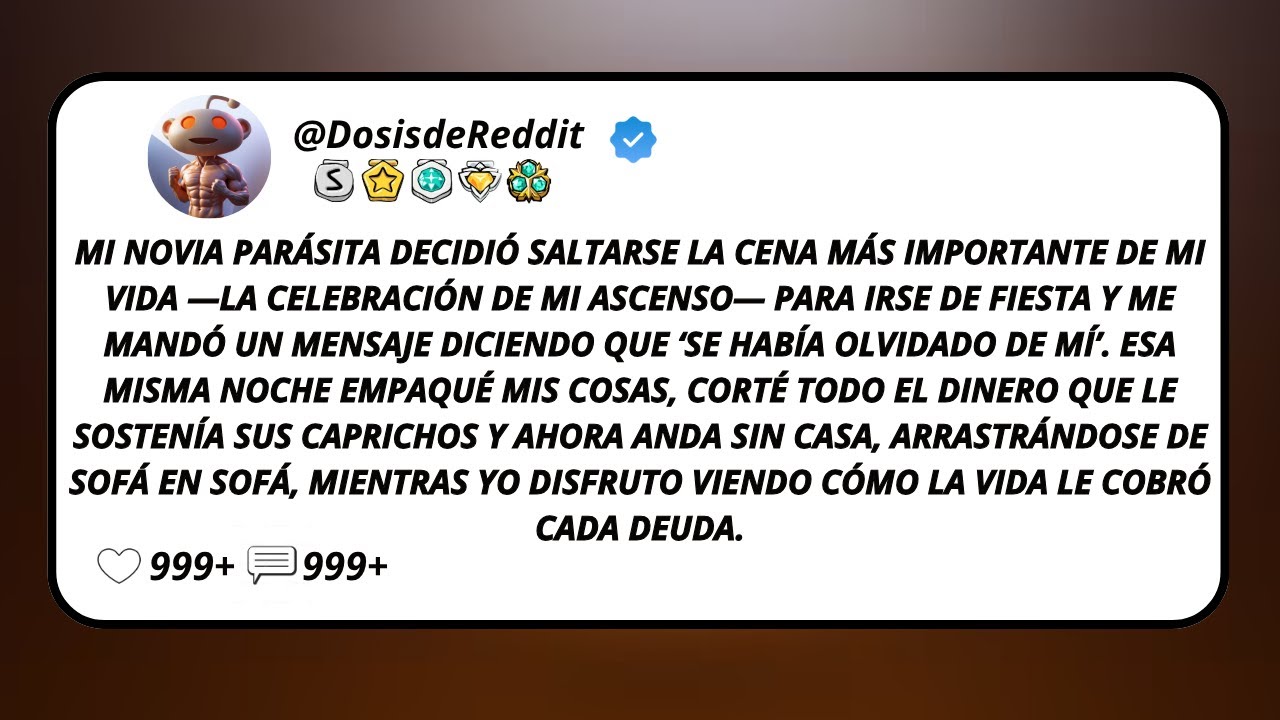 Mi Novia Parásita Decidió Saltarse La Cena Más Importante De Mi Vida —La Celebración De Mi...