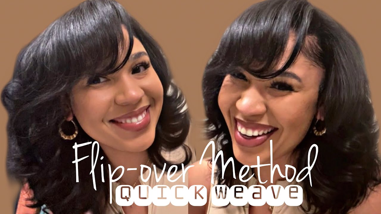 How I Install My Natural Looking Quick Weave Using The Flip-Over Method