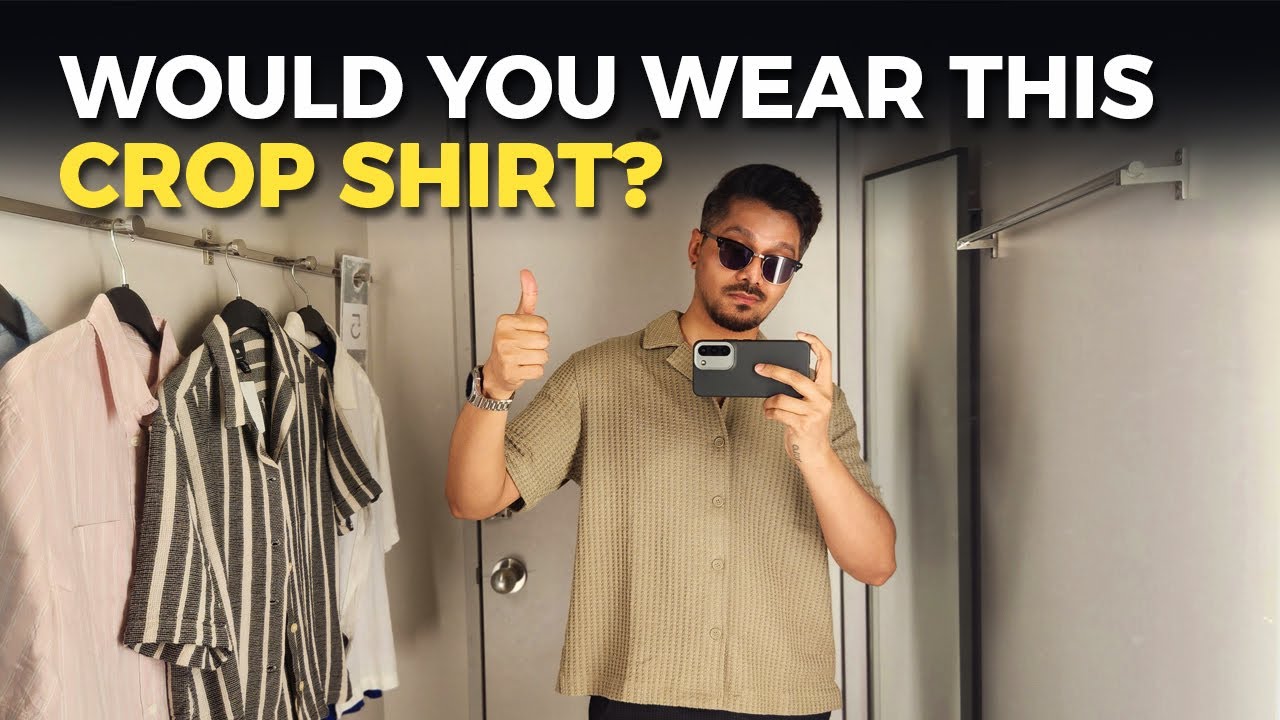 Are these H&M Crop Shirts WORTH Buying? 🛍️ Mens Fashion | H&M Shirt Haul | Mall Vlog