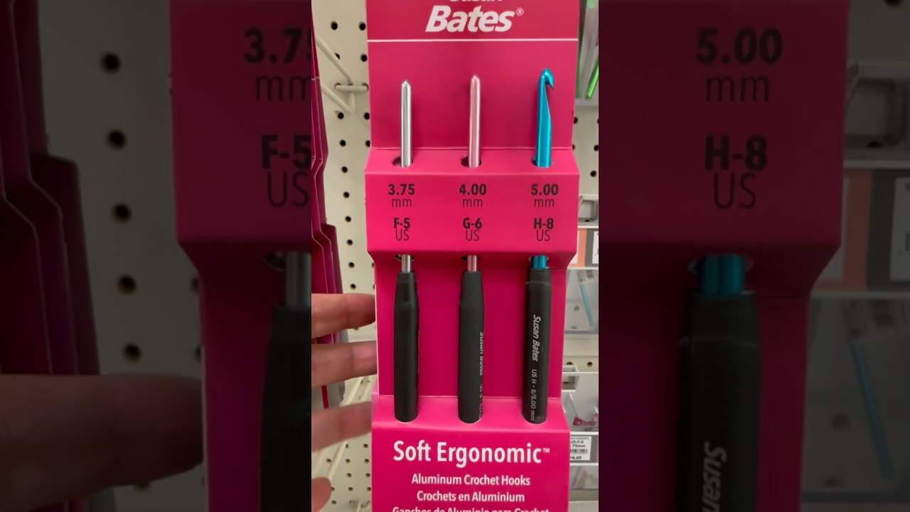 Bates Soft Ergonomic Crochet Hooks Set 🧶 JoAnn Shopping