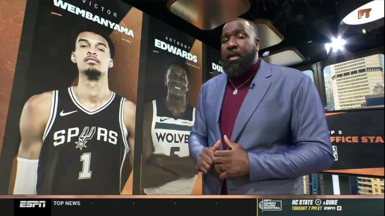 Big Perk's A-List Top 5 NBA Box Office Stars: 1. LeBron 2. Curry 3. Wemby 3. Ant 5. KD | FIRST TAKE