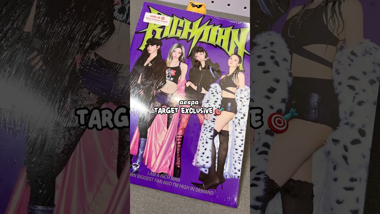 aespa Rich Man Target Exclusive Unboxing Energy Version [Group Cover] #aespa #unboxing