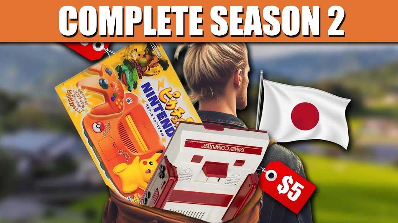 11+ Hours of JAPAN RETRO GAME HUNTING |  @4amLaundry Complete Season 2 #retrogaming #japan