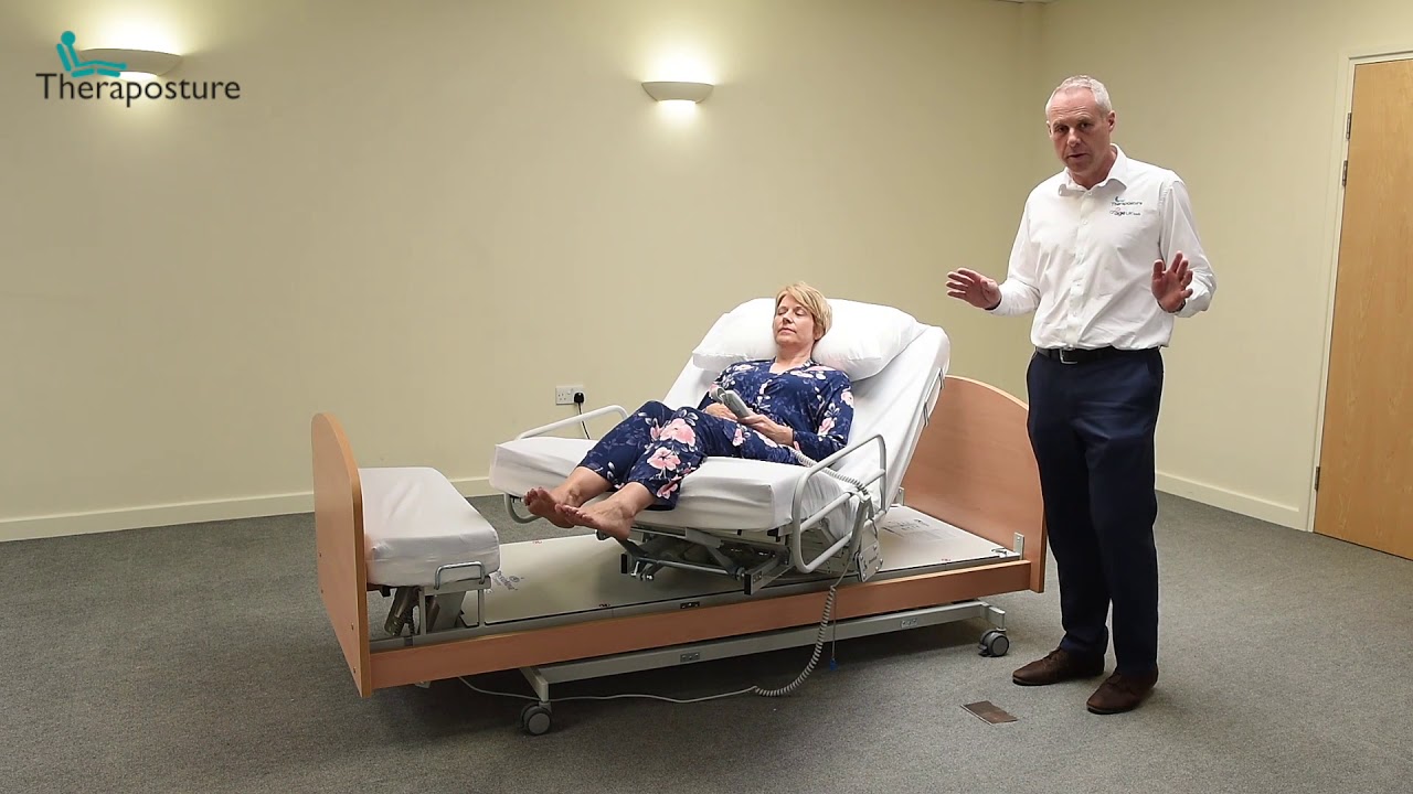 Rotoflex Rotating Bed - Optional rising heel section