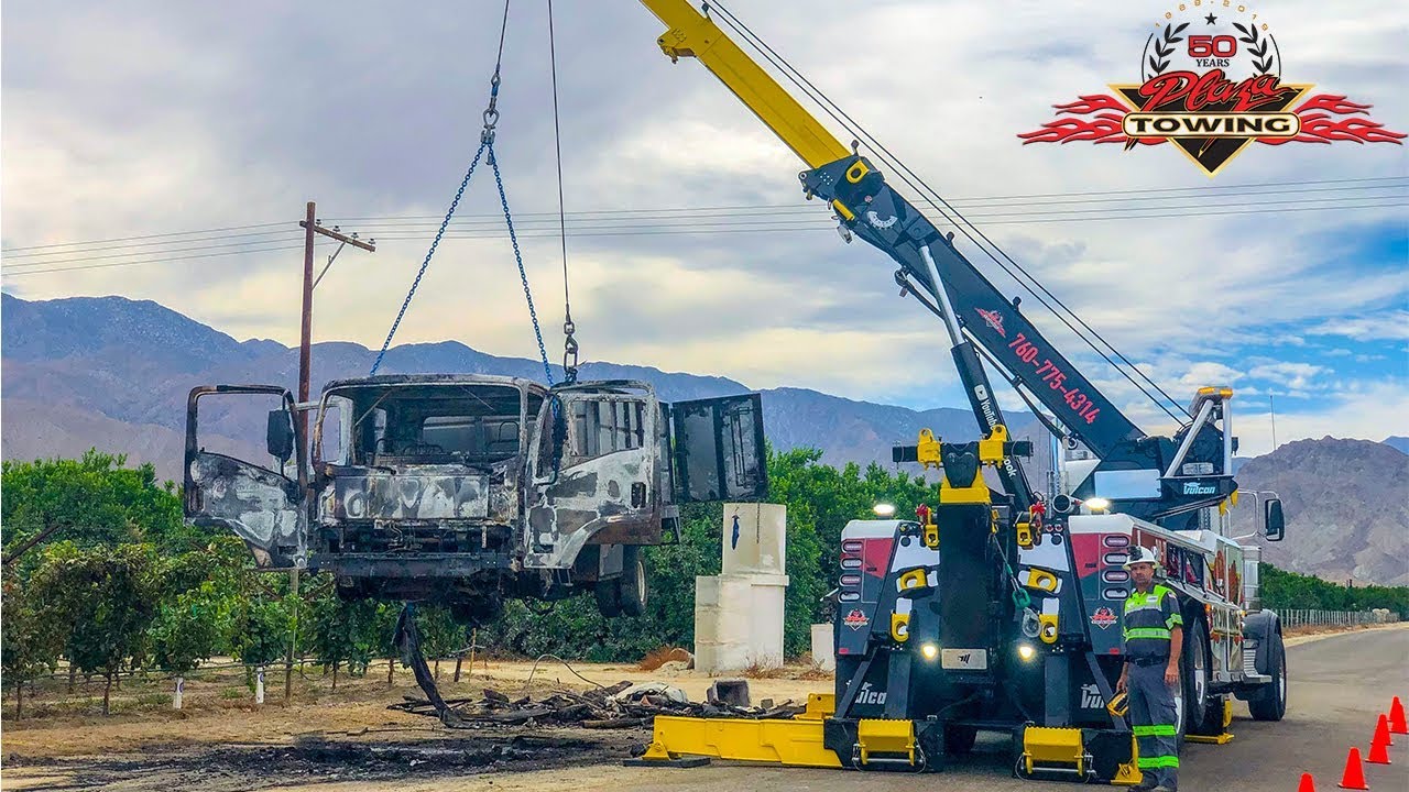 Gardening Truck Burns Down