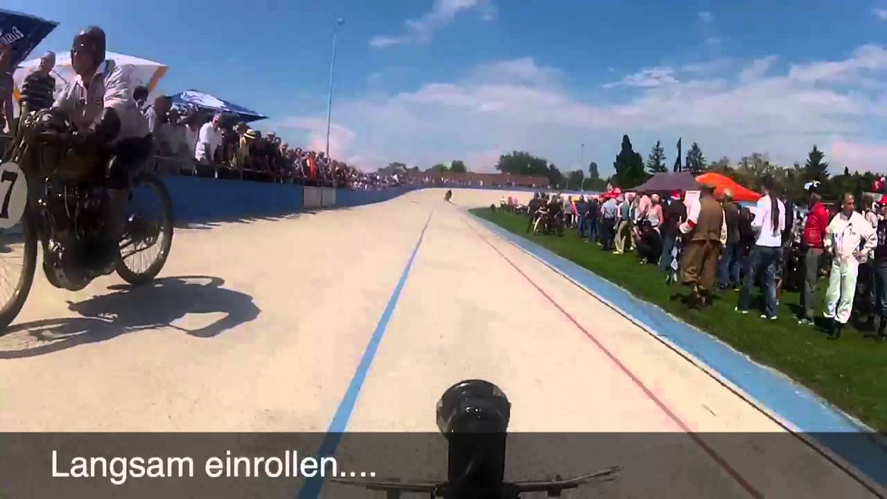 Trackrace Radrennbahn Darmstadt 2013 (Onboard)