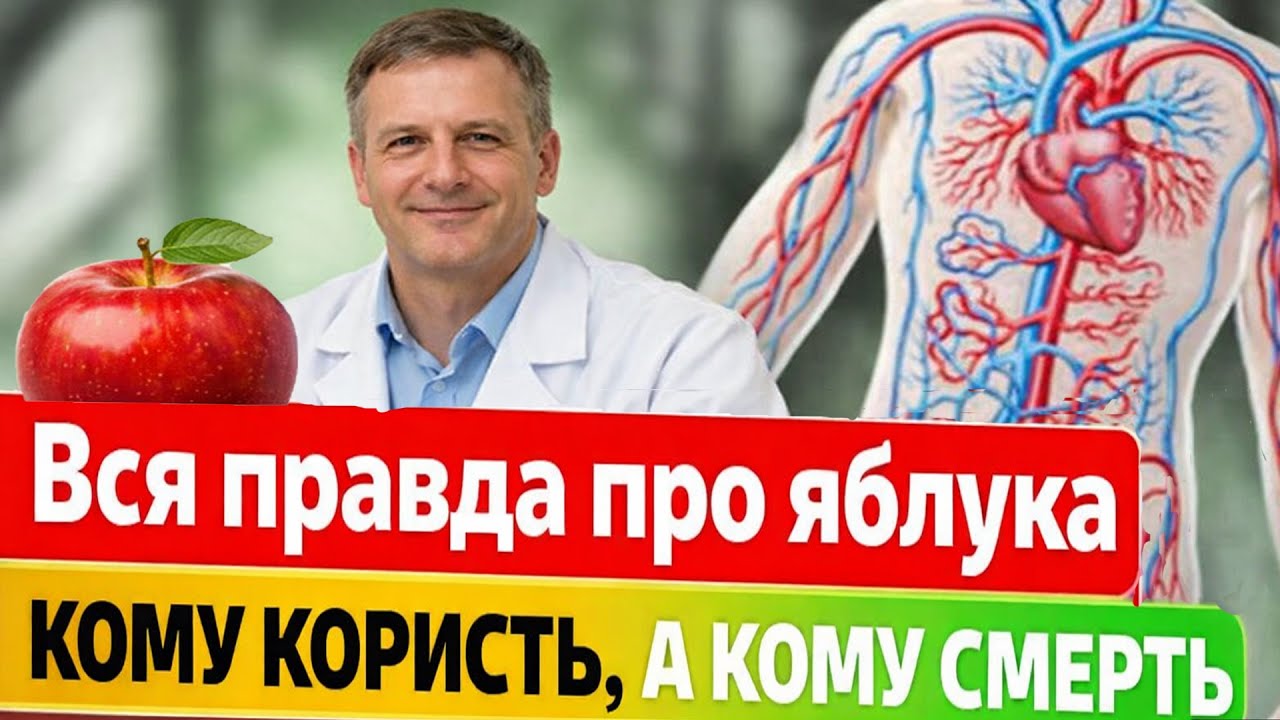 ЛІКАР ПОЯСНИВ НАУКОВО: користь яблука щодня для здоров’я