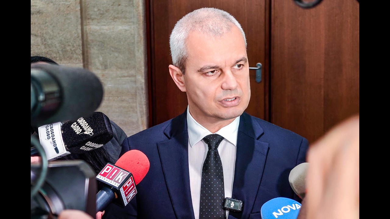 Костадинов: Подадох сигнал до ДАНС срещу Йотова и Киселова