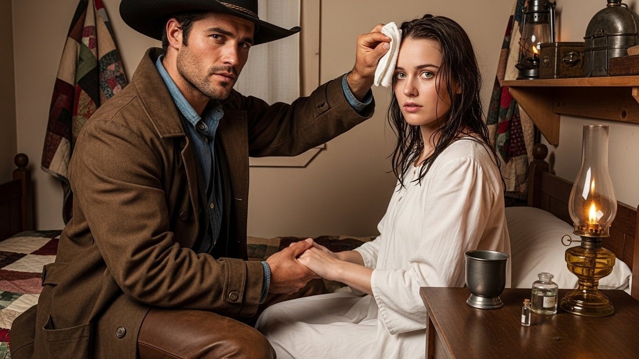 Mail Order Bride Arrived with a Fever, The Cowboy Tended Her Through the Night and Every Night After