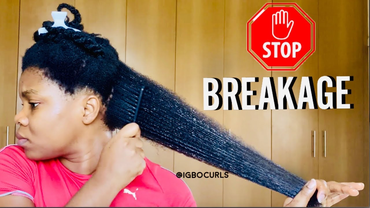 Protein Keratin Treatment on 4c Natural Hair/ IGBOCURLS