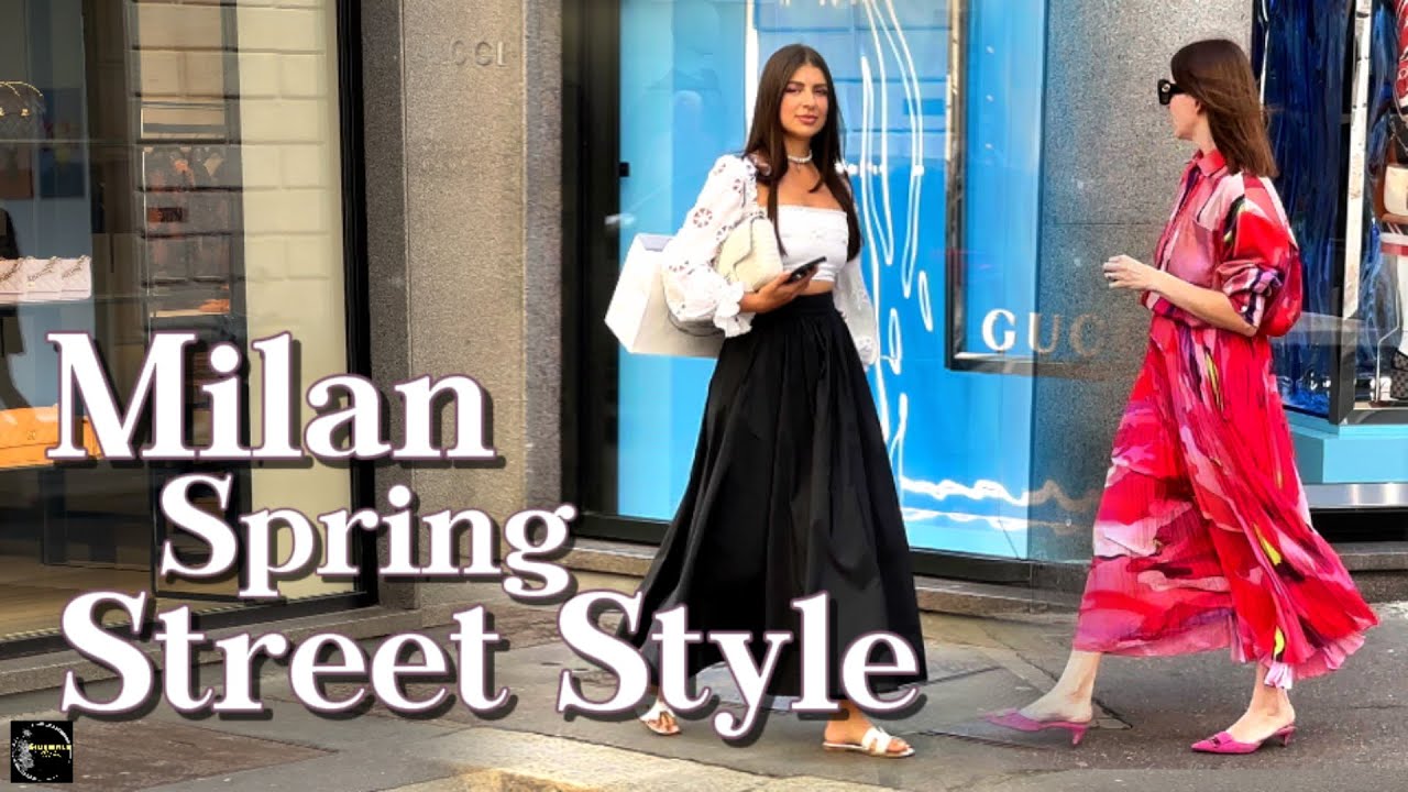 Italian Street Style Fashion | Iconic Fashionable Mid-Spring Outfit & Stylish Looks | Sidewalk Milan