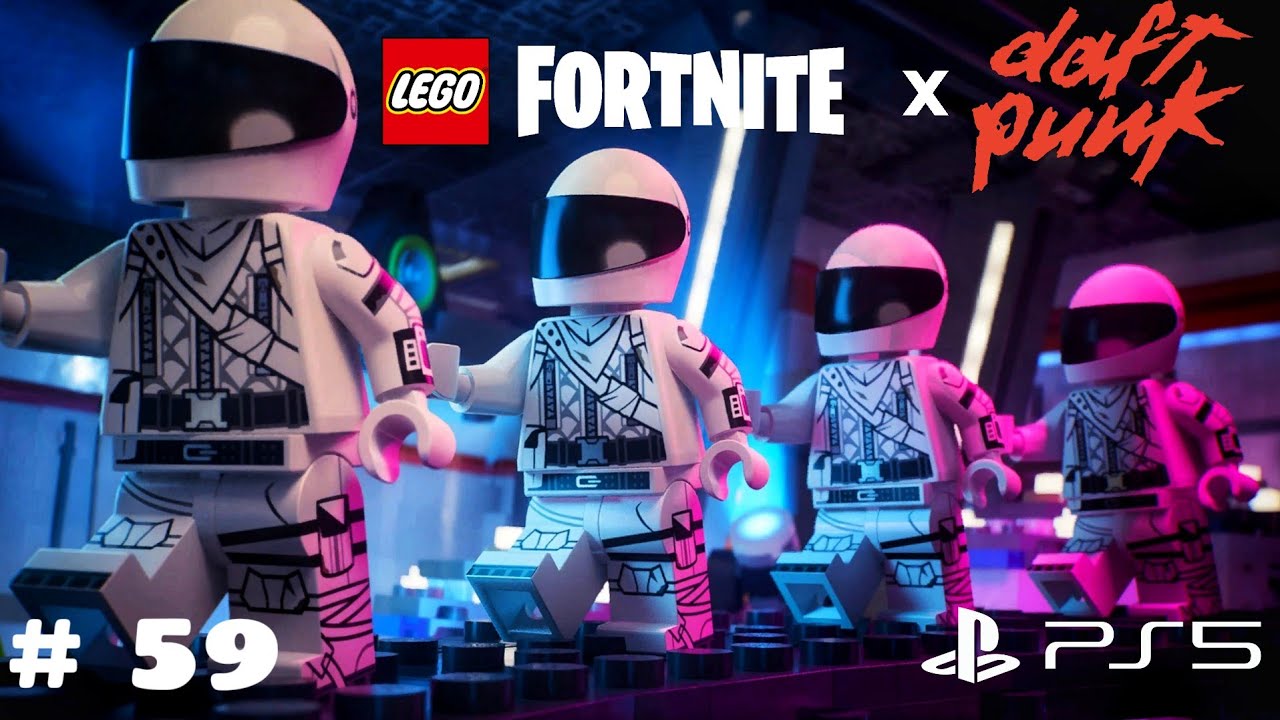 Around the World by Daft Punk Experience music Event | Lego Fortnite version 