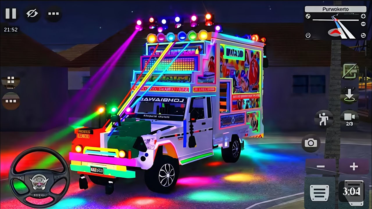 Dj truck ! Dj Truck Game bus Simulator Indonesia ! Mobile Game ! Hindi Bollywood Remix DJ Song