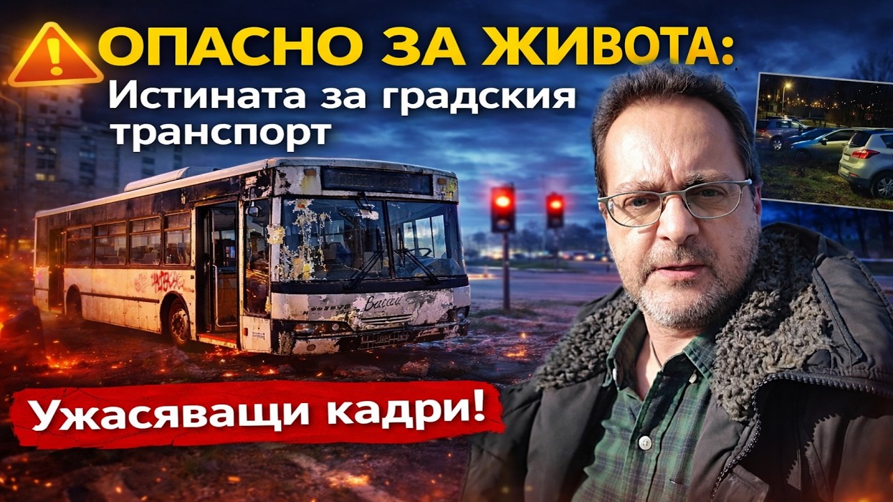 ОПАСНО ДЛЯ ЖИЗНИ: Правда об общественном транспорте в Пловдиве (БОЛГАРИЯ 2026)
