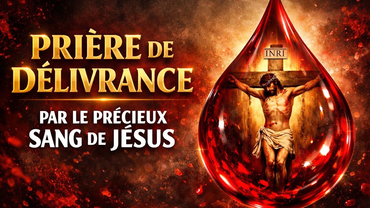 ✝️ PRIÈRE DE DÉLIVRANCE PAR LE PRÉCIEUX SANG🩸DE JÉSUS ✝️