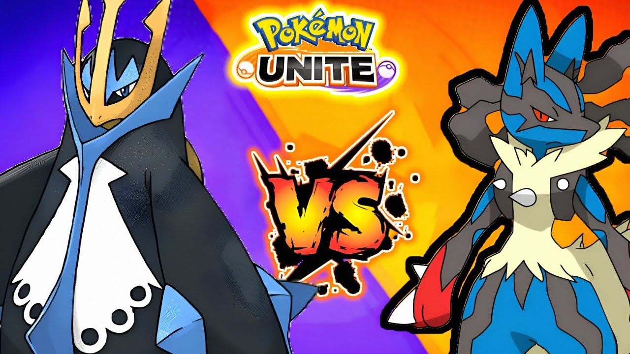Pokemon unite!! (EMPOLEON VS LUCARIO) WHO WILL WIN 🤯