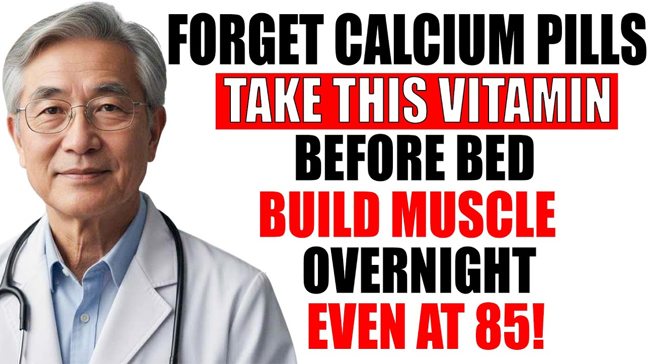 FORGET CALCIUM SUPPLEMENTS! THESE 2 VITAMINS Rebuild Muscles AND Stop Sarcopenia.