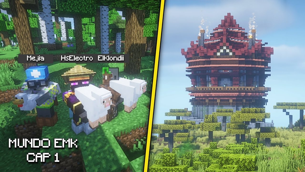 UNA NUEVA AVENTURA!! - MUNDO EMK CAPITULO 1 | Minecraft