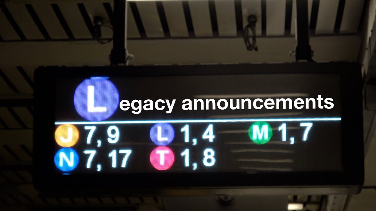 ⁴ᴷ Last Days of Muni Metro's Legacy Announcements