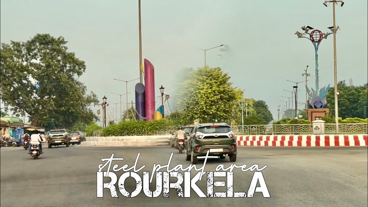 Drive in Rourkela | Driving Near Rourkela Steel Plant Area | Market Area of Rourkela