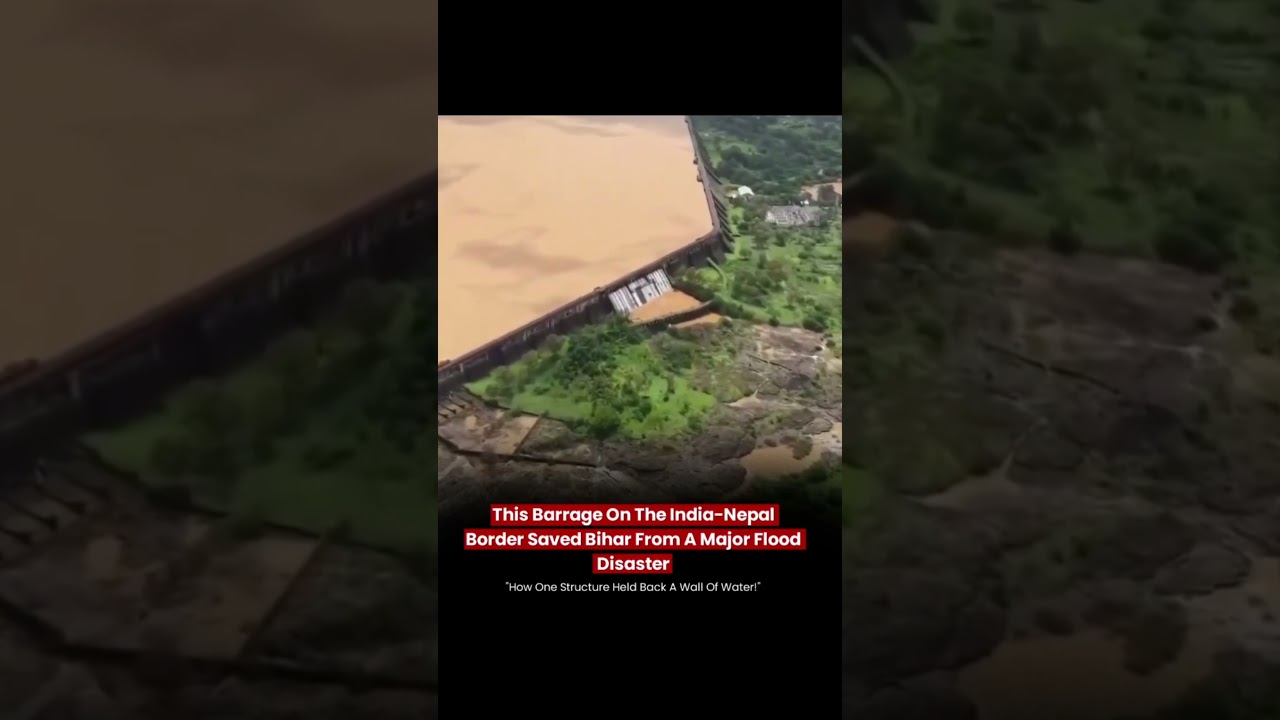 &ldquo;One Wall Saved Bihar From Nepal Floods! 😱🌊&rdquo;#NepalFloods #BiharFloods #FloodNews
