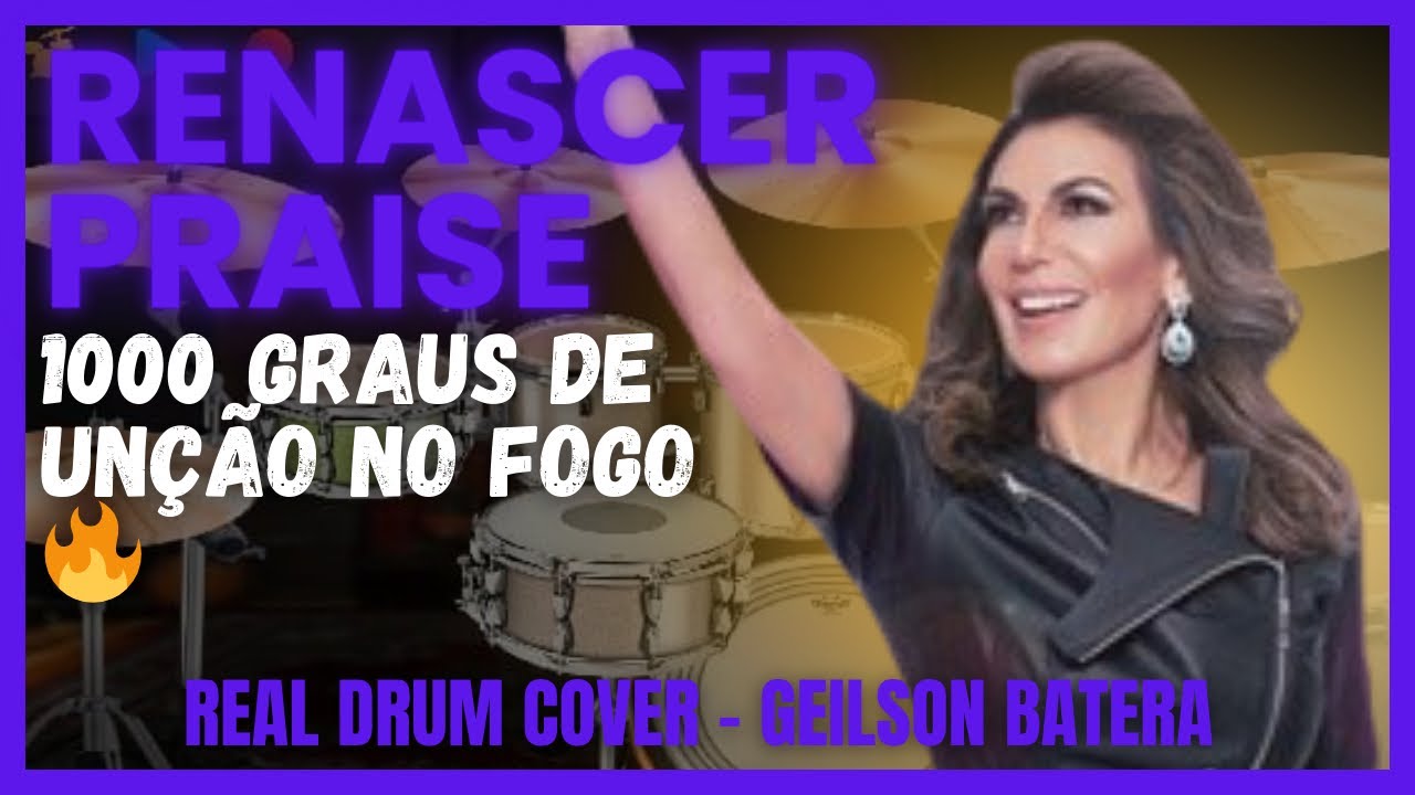 ➡️ Melhor Hino: Mill Graus de Unção (Pegando fogo na bateria🔥) Real Drum Cover By Geilson Batera
