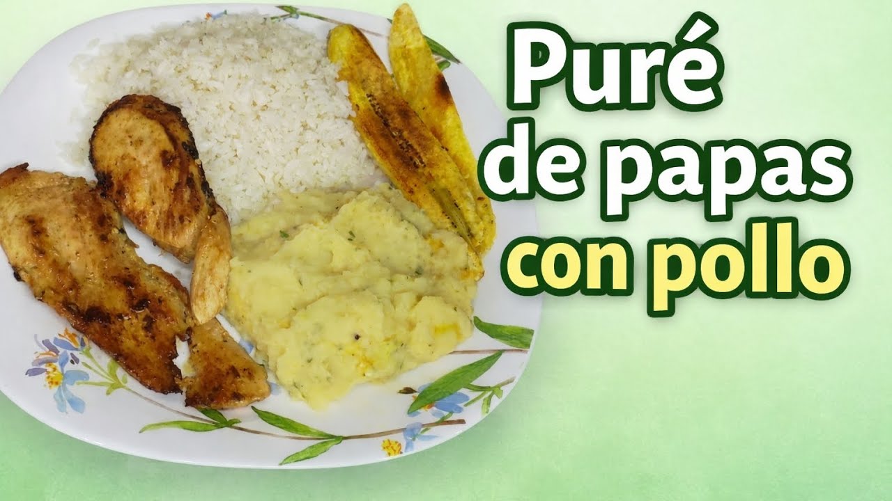🍗🍚 Delicioso Almuerzo Casero | Pollo Frito, Puré de Papa y Verdes Fritos | Fácil y Económico