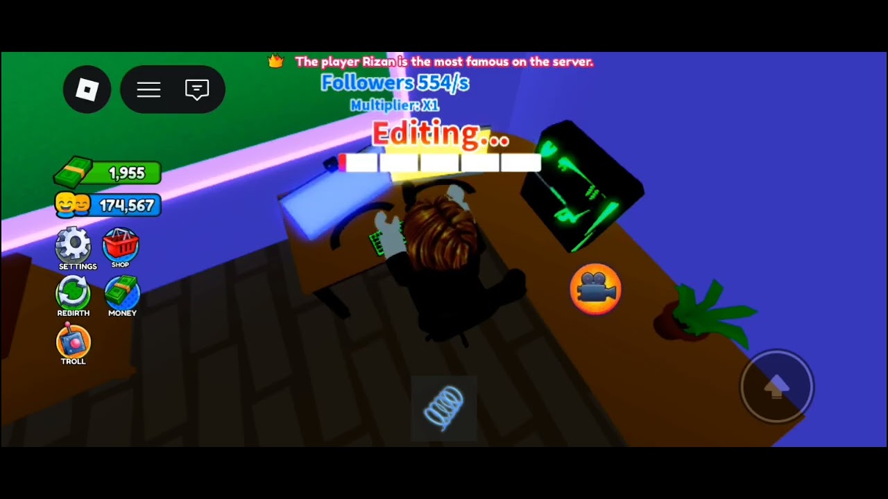 Getting 1M subs in Roblox YouTube tycoon cause I Don't have in mine.