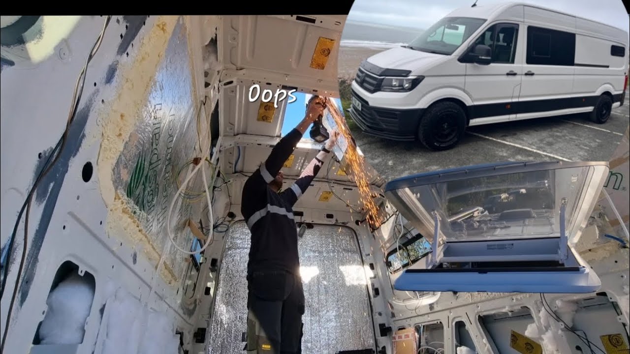 Fitting A Skylight To Our 2018 Volkswagen Crafter! Mistake?