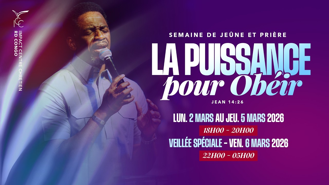 LA PUISSANCE POUR OBEIR || SEMAINE DE JEUNE ET PRIER || SOIR 2