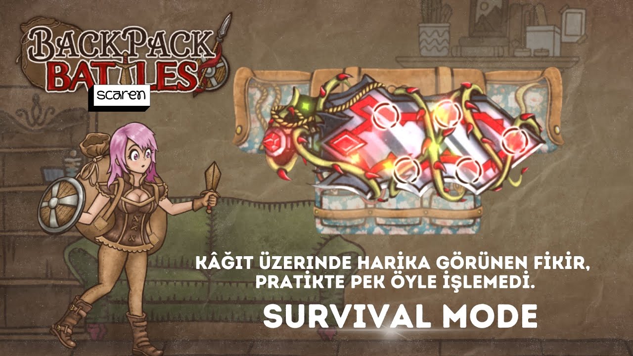 🩸 Impractically Large Bloodthorne Denedik… Ama Süründük 😅🎒☠️ Backpack Battles |113