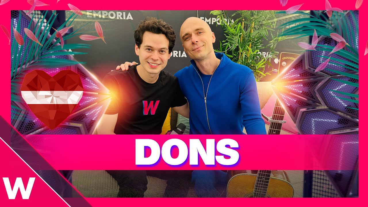 🇱🇻 Dons (Latvia Eurovision 2024) | Emporia Lounge Interview in Malmö
