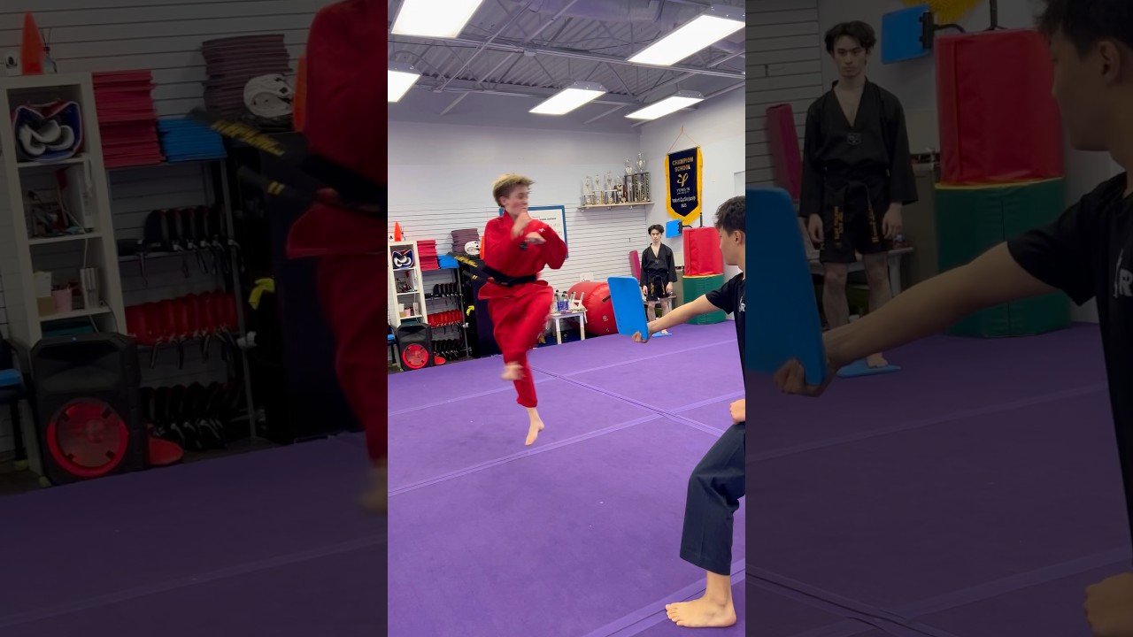 900 championship at TopKick #taekwondo #540 #720 #900