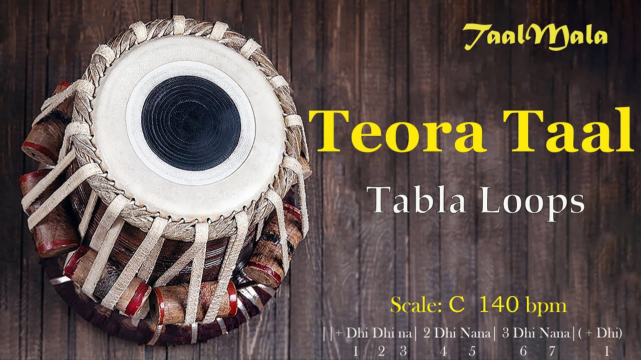 Teora taal tabla loops | তেওড়া তাল
