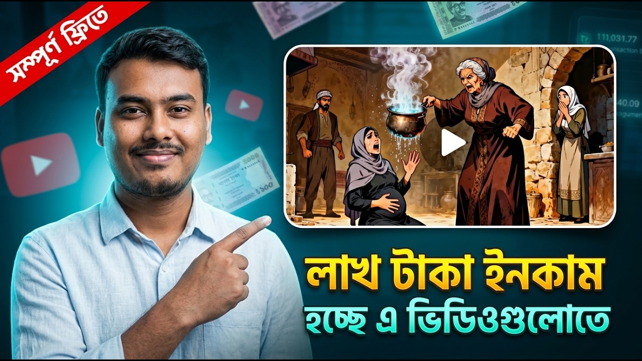লাখ টাকা ইনকাম করা যাচ্ছে  ইসলামিক ভভিডিওতে | How to make islamic story video | Ai Video genarator