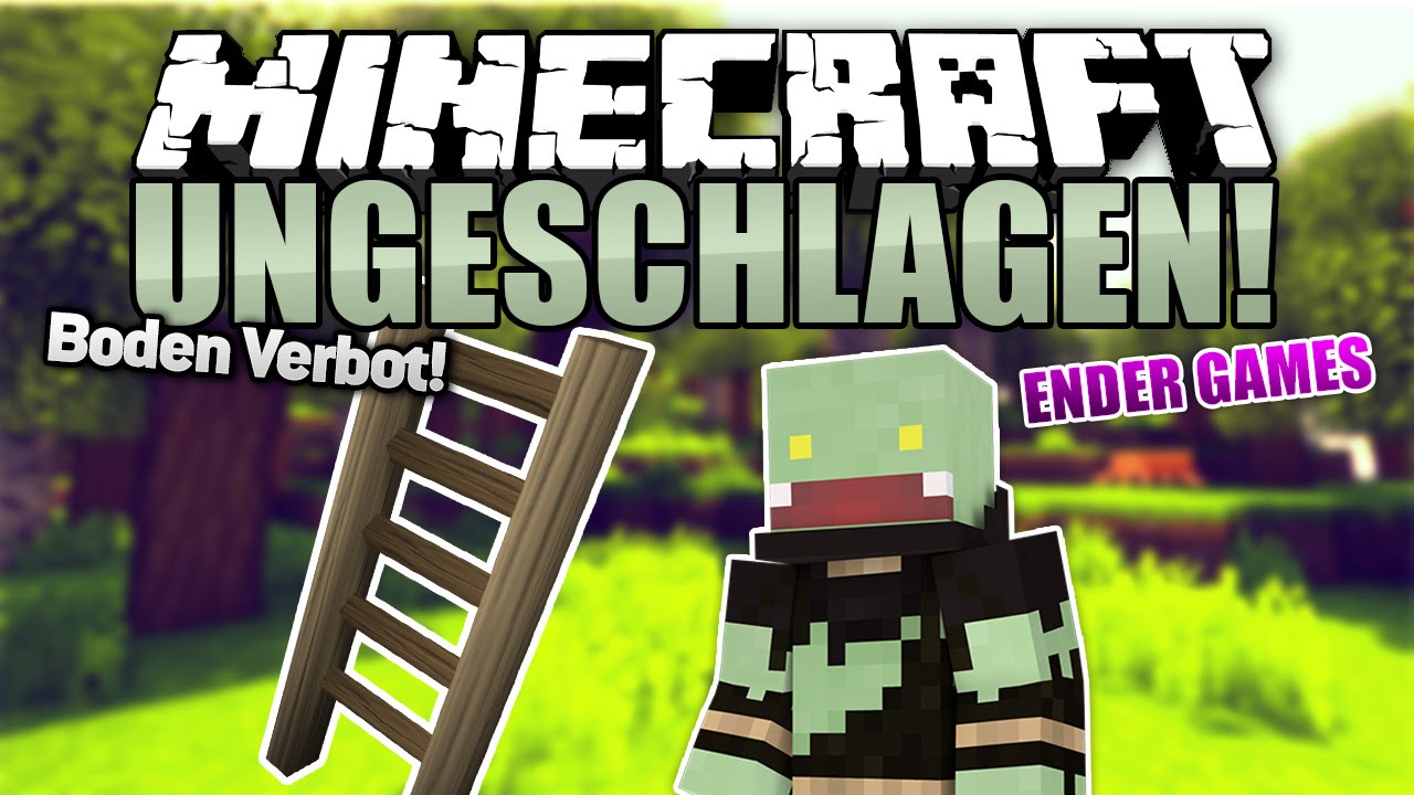 Boden Verbot! Challenge - Minecraft UNGESCHLAGEN #88 Ender Games | ungespielt