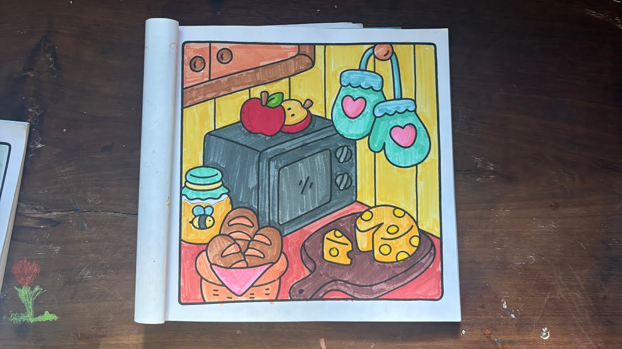 Libro de colorear HYGGE PLACE BOLD -EASY COLORING BOOK