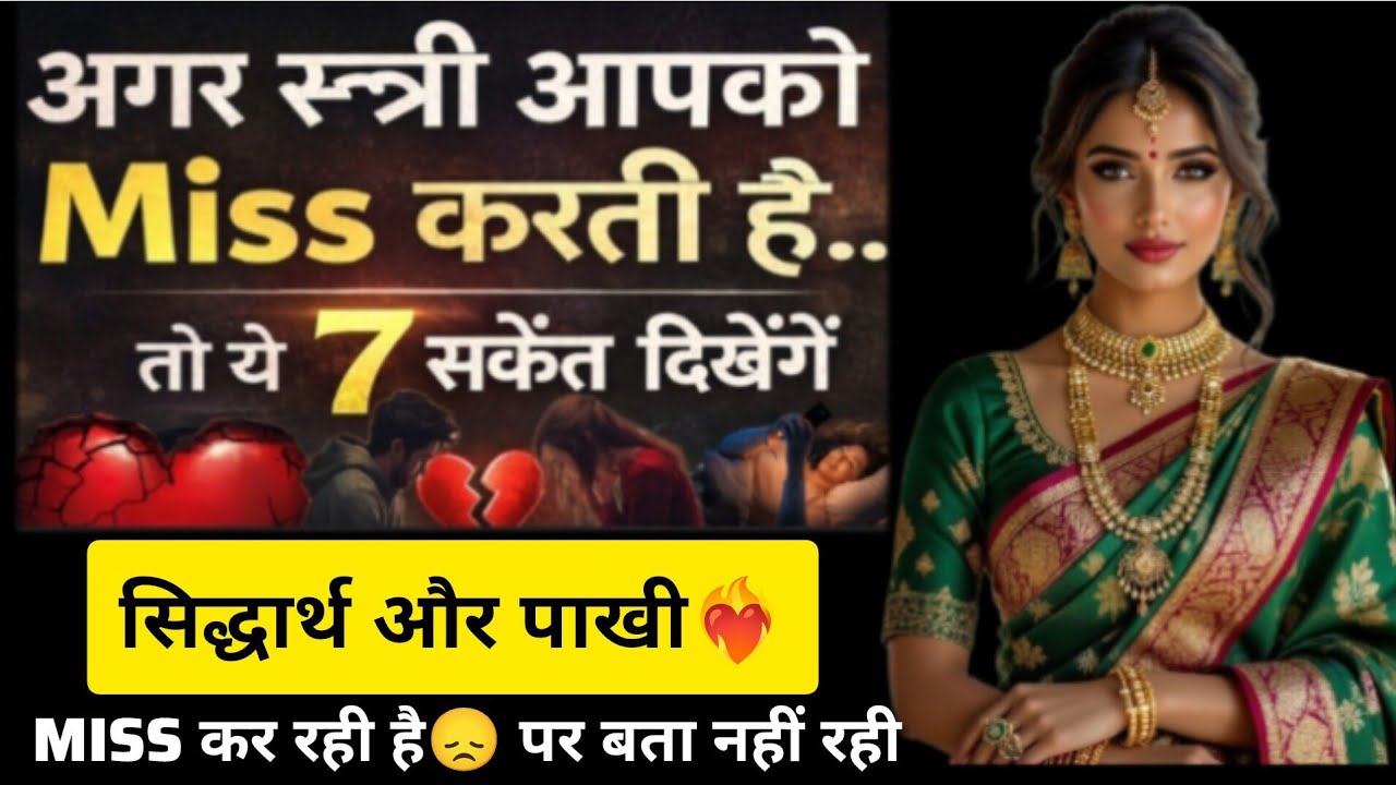 स्त्री के दिल का सच (पाखी सिद्धार्थ ) जब स्त्री किसी पुरुष को भूल नहीं पाती👉 तो ये 7 बातें होती हैं 