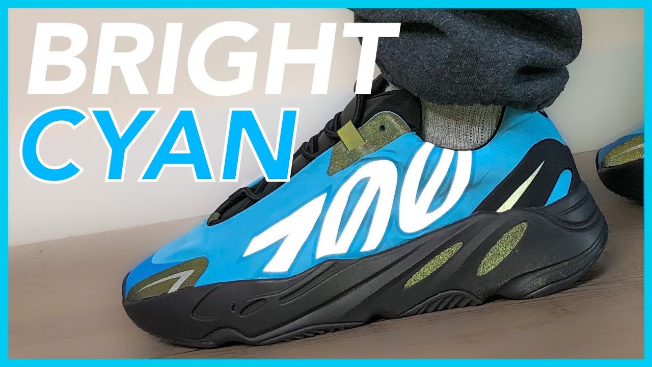 YEEZY 700 MNVN Bright Cyan Review + On Foot