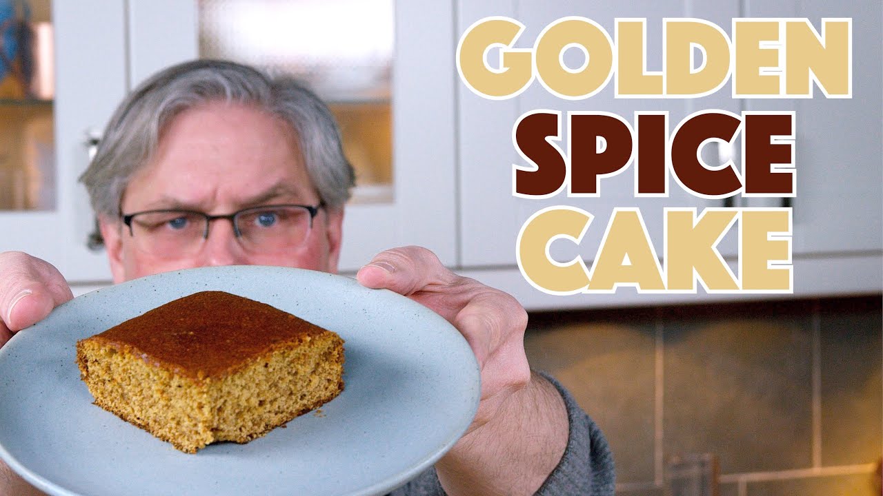 🔵 1938 Golden Spice Cake Recipe